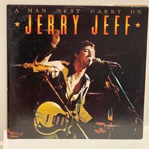 Jerry Jeff  “A Man Must Carry On” vintage 2 vinyl LPs in gatefold cover (1977)